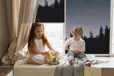 Senčilo za balkonska vrata Zvezdno nebo