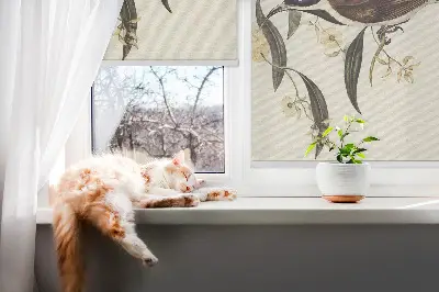 Notranje senčilo Ptice na drevesu