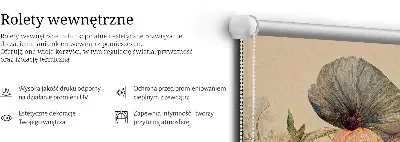 Senčilo za balkonska vrata Cvet