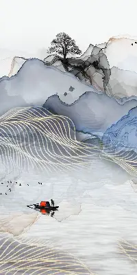 Notranje senčilo za okno Zamegljene gore