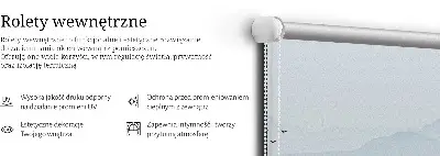 Notranje okensko senčilo Ribič na čolnu