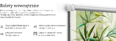 Notranje okensko senčilo Ptice v listju