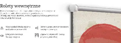 Notranje senčilo Žerjavi ob sončnem zahodu