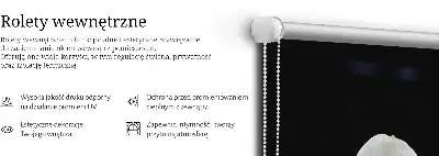 Notranji zatemnilni rolo Orhideje in eleganca