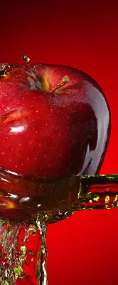Notranji okenski zatemnilni rolo Rdeče jabolko v globinah