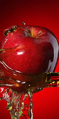 Notranji okenski zatemnilni rolo Rdeče jabolko v globinah
