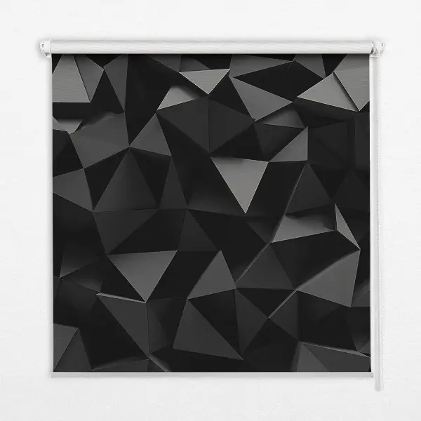 Notranji zatemnilni rolo Črni origami