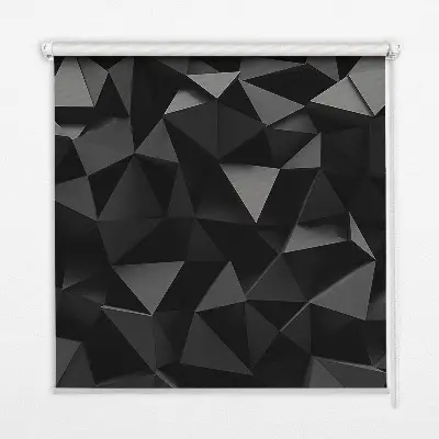 Notranji zatemnilni rolo Črni origami