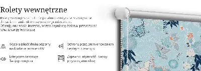 Zatemnilni rolo za okno Modra narava