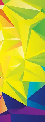 Notranji zatemnilni rolo za okno Barvit vzorec origamija