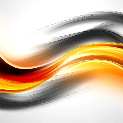 Notranji okenski zatemnilni rolo Oranžni valovi