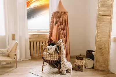Notranji okenski zatemnilni rolo Oranžni valovi