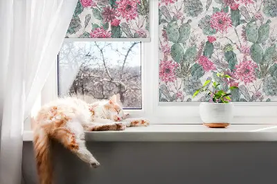 Notranji zatemnilni rolo Kaktusov cvet