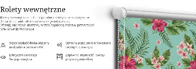 Tkaninski zatemnilni rolo Eksotične rastline
