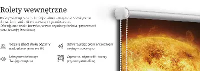 Notranji okenski zatemnilni rolo Rumena mreža