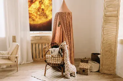 Notranji okenski zatemnilni rolo Rumena mreža