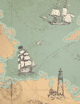 Notranji zatemnilni rolo Zemljevid oceana