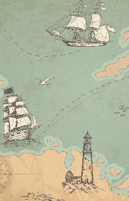 Notranji zatemnilni rolo Zemljevid oceana