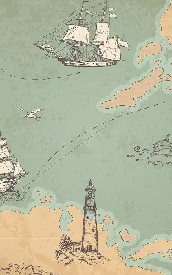 Notranji zatemnilni rolo Zemljevid oceana