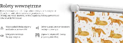 Notranji okenski zatemnilni rolo Lisice