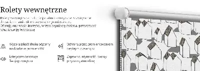 Tkaninski zatemnilni rolo Bele hiše
