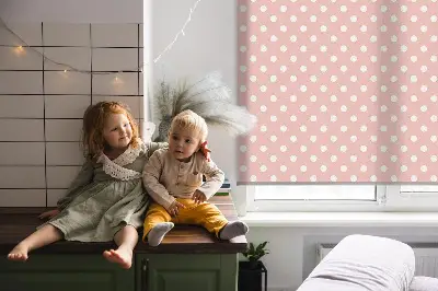 Zatemnilni rolo za balkonska vrata Bele pike