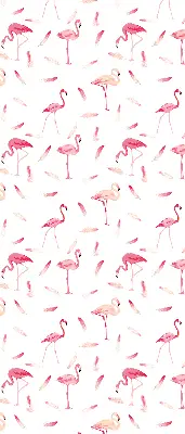 Notranji okenski zatemnilni rolo Flamingi in njihovo perje
