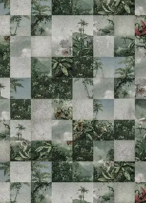 Tkaninski zatemnilni rolo Ploščate palme