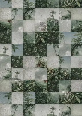 Tkaninski zatemnilni rolo Ploščate palme
