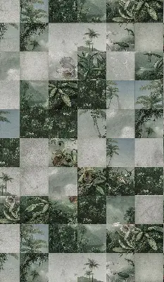 Tkaninski zatemnilni rolo Ploščate palme