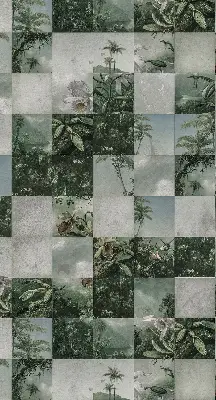 Tkaninski zatemnilni rolo Ploščate palme