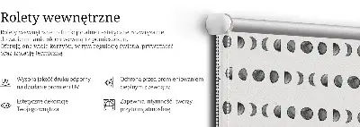 Zatemnilni rolo za balkonska vrata Lunine mene
