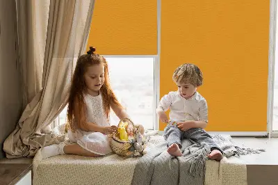 Zatemnilni rolo za okno Temno oranžna