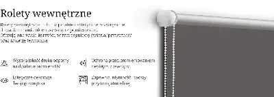 Notranji okenski zatemnilni rolo Siva