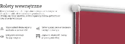 Zatemnilni rolo za balkonska vrata Klaret