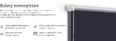 Tkaninski zatemnilni rolo Črna