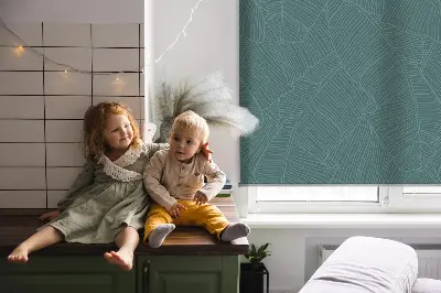 Notranji zatemnilni rolo Zeleni palmovi listi