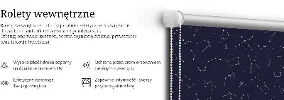 Zatemnilni rolo za balkonska vrata Ozvezdje zvezd