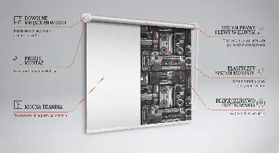Notranji zatemnilni rolo Radijski zvočniki
