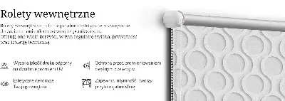 Notranji okenski zatemnilni rolo Kolo znotraj kolesa