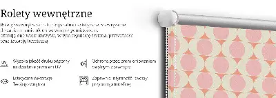 Notranji okenski zatemnilni rolo Abstraktne oči