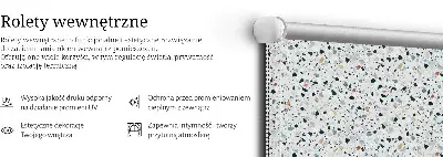 Notranji zatemnilni rolo za okno Madeži