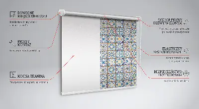 Zatemnilni rolo za balkonska vrata Mandala