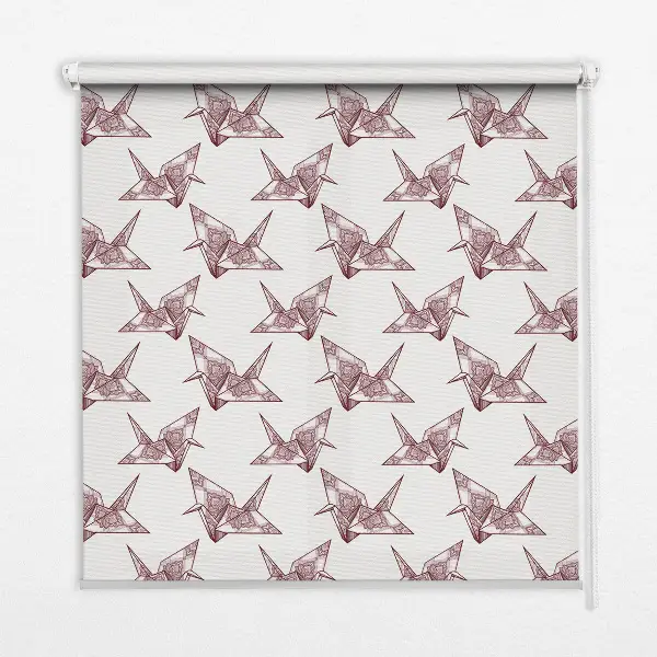 Notranji zatemnilni rolo za okno Origami labodi