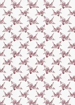 Notranji zatemnilni rolo za okno Origami labodi