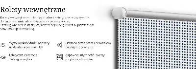 Tkaninski zatemnilni rolo Črni ovali