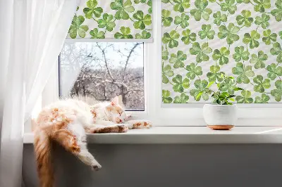 Notranji okenski zatemnilni rolo Srečna detelja