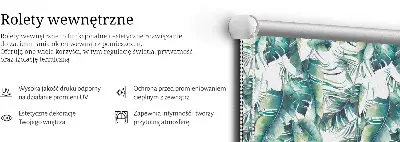 Zatemnilni rolo za okno Listi