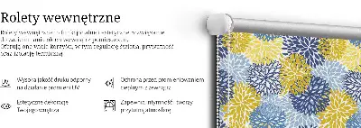 Notranji zatemnilni rolo za okno Poslikane rastline