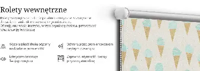 Zatemnilni rolo za okno Sladoled v kornetu